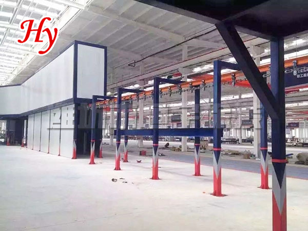 鋼結構靜電噴粉生產(chǎn)線